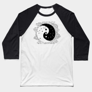 Yin Yang Plus Baseball T-Shirt